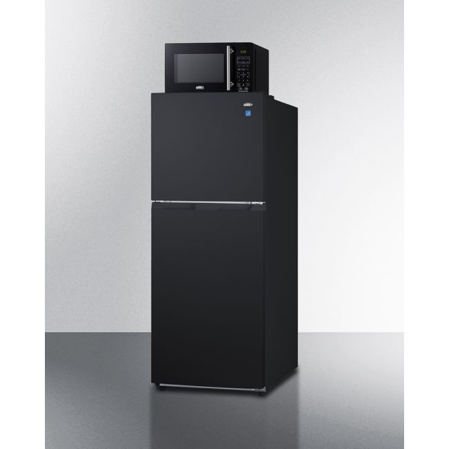 Microwave/Refrigerator-Freezer Combination with Allocator