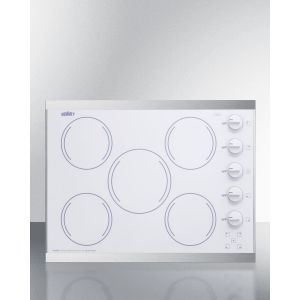 Summit CR2B22ST 12 Inch Wide 2 Burner Electric Cooktop 